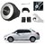 AutoStark i-Pop Mini Silver Car Steering Wheel Power Holder Knob Spinner For Maruti Suzuki Swift Dzire (Old)