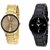 Branded IIK Collection Stylish Casual Watch For Mens combo of 2 full gold black
