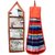 Singh Sales 1 Multiple storage wall hanging  1 Hand Towel Combo - Multicolors