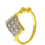 Aniradha Art Gold Finish Very Classy & Trendy Saniya Mirza Style Designer Press On Indian Nose Ring/Pin For Women/Girls