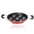 BMS Lifestyle Non-Stick Small 7 Cavity Appam Patra Side Handle with lid,Red