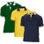 Pack Of 3 Men Polo T-Shirt by Baremoda (Multicolor)