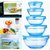 super high quality glass Glass Bowl Set  (Multicolor, Pack of 5)