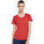PERF Red Dri Fit Regular Sports Tshirt for Women