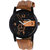 Kajaru KJR-4 Stylish And Elegant Brown Strap Wrist Watch For Men-KJR426