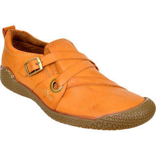 Buy Lee Grain Pure Leather Tan Casual Shoe Online 2499 from