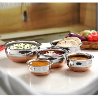 Lovato Plated Copper Base Handi (Stainless Steel) 5pcs