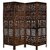 Shilpi Floriferous 4 Panel Handcrafted Wooden Partition / Room Divider