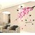 Jaamso Royals ' Three generations of wall stickers cherry blossom swifts  ' Wall Sticker (PVC Vinyl, 90 cm X 60 cm, Decorative Stickers)