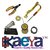 OkaeYa 6 in1 Electric Soldering Iron Stand Tool Wire Stripper Kit 25 Watt Welding Stick Set With Component Box