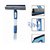 3in1 Double Side  Cleaning Brush Squeeze Water Spray Glass Wall Kitchen Bathroom Wiper Tool