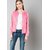 Raabta Fashion Baby Pink Velvet Jacket