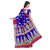Snh Export Blue Georgette Printed Sarees With Blouse