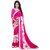 Snh Export Pink Georgette Printed Sarees With Blouse