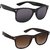 Iliv Multicolour Uv Protection Wayfarer Unisex Sunglasses (Combo)