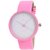 Nubela New Pink Colour White Dial Analogue Girls Watch