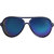 Austin Shine Blue Mirrored Aviator Sunglasses 