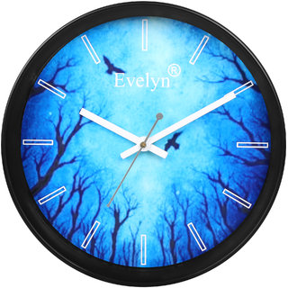 Buy Evelyn Round Design Wall Clock For Office Bed Room Lobby
