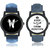 Nubela Designer Multi-Color Printed Dial Analogue Watch For Man And Boy (Combo Of 2)