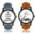 Nubela Designer Multi-Color Printed Dial Analogue Watch For Man And Boy (Combo Of 2)