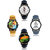 Nubela Trendy New Arriavals Combo Analogue Watches (Pack of 4) For Men/Boys