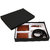 irin Geniune Leather Wallet, Belt, Card Holder And Key Chain Gift Set for Men (Belt Size - 46)