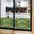 Jaamso Royals ' Modern floor sticker green grass and colorful flower  ' Wall Sticker (PVC Vinyl, 90 cm X 60 cm, Decorative Stickers)