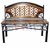 Shilpi Beautiful Hand Carving Living Room Small Sofa Set / Amazing Wrought Iron Wooden Garden Sofa Set For Seating