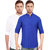 Black Bee Chinese Collar Poly-Cotton Shirts For Men Pack of 3