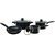 # High quality non-stick coating Cookware Set, 7-Pieces (Black)