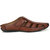 El Paso Men's Brown Artificial Leather Velcro Closure Comfort Casual Sandals