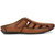 El Paso Men's Tan Artificial Leather Velcro Closure Comfort Casual Sandals