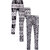 Teens Culture Girls Pack Of 3 Cotton All Over Printed Stretchable Leggings