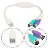 USB to PS2 Converter / Cable for Keyboard and Mouse