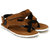 Shoegaro Men's Tan Suede Leather Sandals