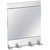 Evana Aluminum 169 Bathroom Mirror (Square Finish  Matte)