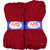 M.G MicroShine Red 300 gm hand knitting Soft Acrylic yarn wool thread for Art & craft, Crochet and needle