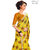 Vaishali georgette yellow Printed Saree with Blouse
