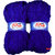 M.G MicroShine Tang Blue 200 gm hand knitting Soft Acrylic yarn wool thread for Art & craft, Crochet and needle