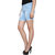 Ansh Fashion Wear Women's Blue Strechable Denim Shorts