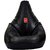 Comfy Bean Bag BLACK L SIZE Without Fillers - Cover Only