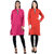 Aashish Garments - Pack of 2 Woollen Women Kurti - Red and Magenta