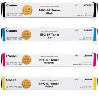 Canon NPG 67 Multi Color Toner  (Black, Cyan, Yellow, Magenta) offer