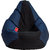 Comfy Bean Bag BLACK INDIGO L SIZE Without Fillers - Cover Only