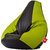 Green Black Bean Bag cover L SIZE Without Fillers by Comfy 