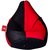 Comfy Bean Bag BLACK RED L SIZE Without Fillers - Cover Only