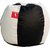 Comfy Bean Bag BLACK WHITE L SIZE Without Fillers - Cover Only