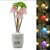 JARSA Color Changing LED Mushroom Night Lamp Light with Switch