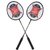 KP-3327 - Badminton Racquet (Set of 2 pcs + Tetron Cover + Shuttle)