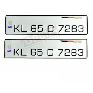 Euro car parts number plates outlet price